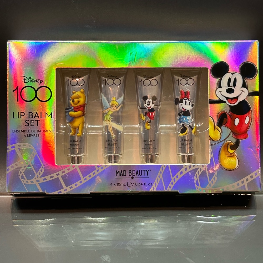 ⚡️Mad Beauty DISNEY 100 Lip Balm Set Winnie Pooh,Tinkerbell,Mickey&Minnie